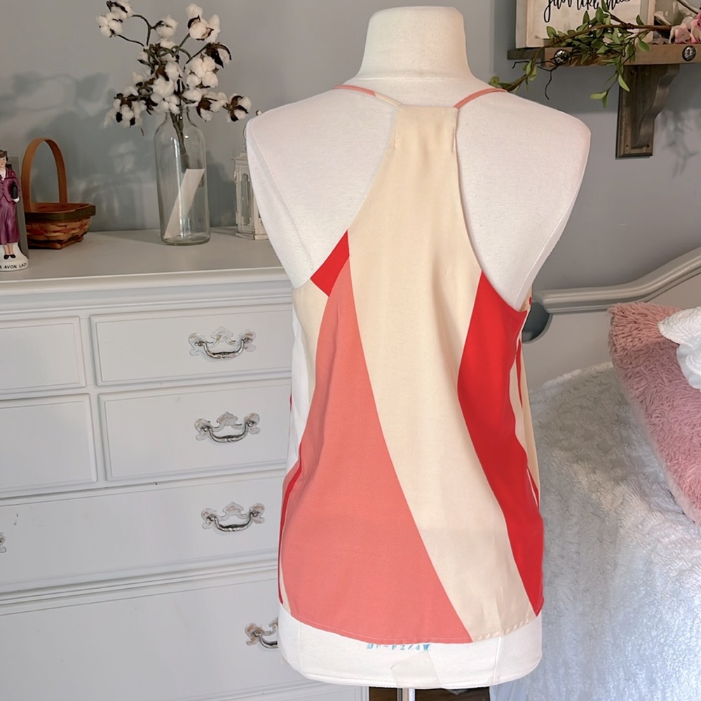 Flowy Silky Multicolor Top - Picture 5 of 7